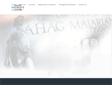 Tablet Screenshot of majarianlaw.com
